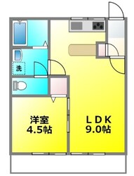 小さな庭の物件間取画像